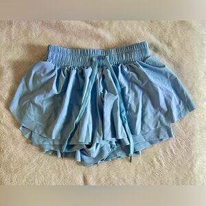 NWOT Butterfly Athletic Shorts - Light Blue ⭐️
